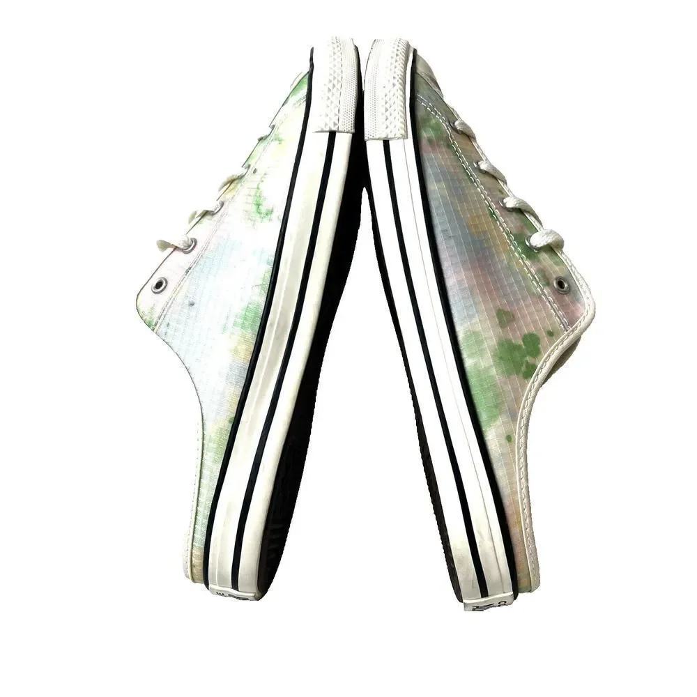 Converse All Star Multicolor Mule Shoes Womens Sz 6 Slip On Flats Comfort Casual